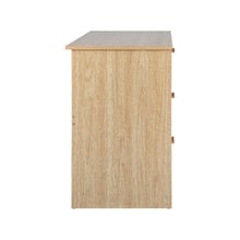 Holly 3 Drawer Rattan Computer Desk